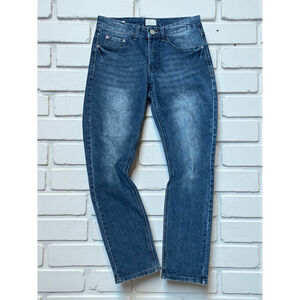 Weatherproof Vintage Men’s 32x29 Blue Slim Fit Stretch Denim Jeans Rugged Casual